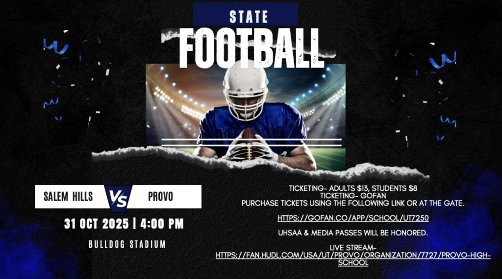 State football round 2 playoff flyer