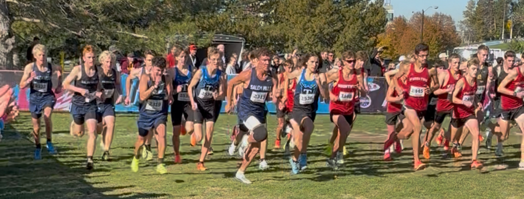 State Cross country boy's start