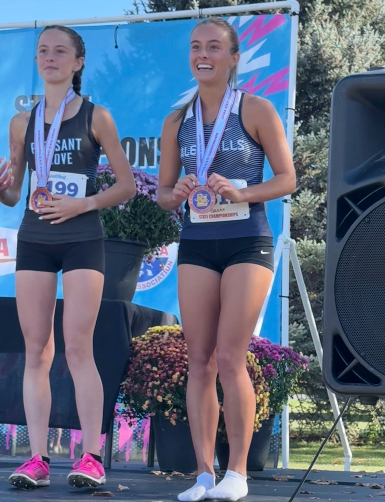 State Cross Country- 10th place finish- Haley Livingston