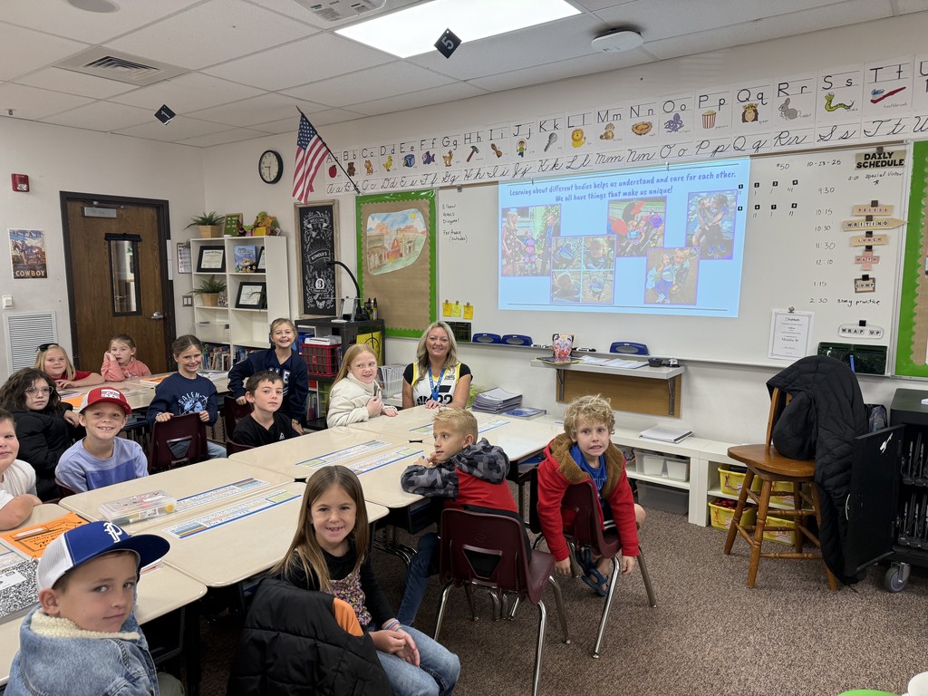 Mrs. Andersen visits 3rd grade!