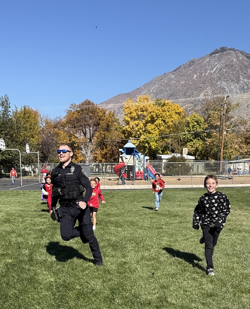 Red Ribbon Week Springville Fire and Police Departments