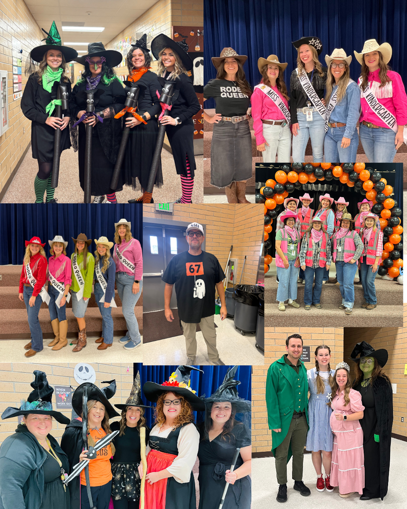 Pictures of teachers in costume