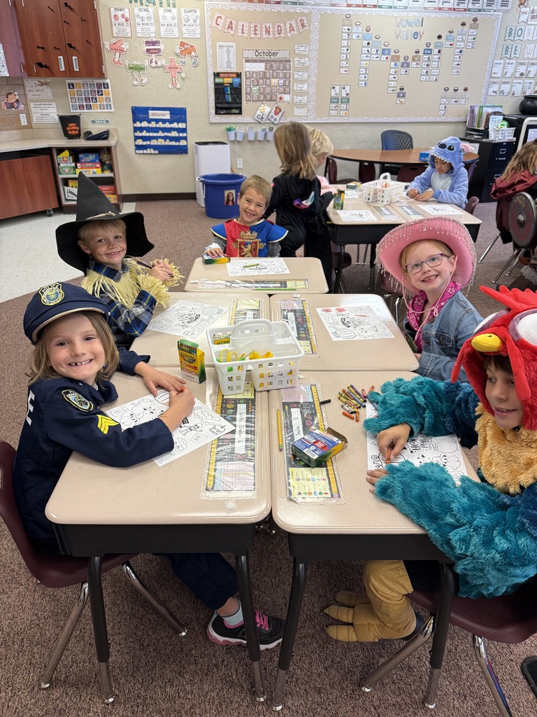 Kids participating in Halloween activities.