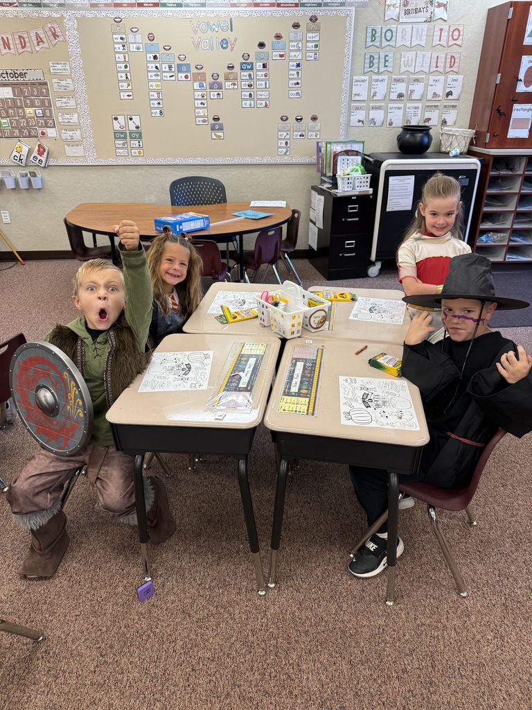 Kids participating in Halloween activities.