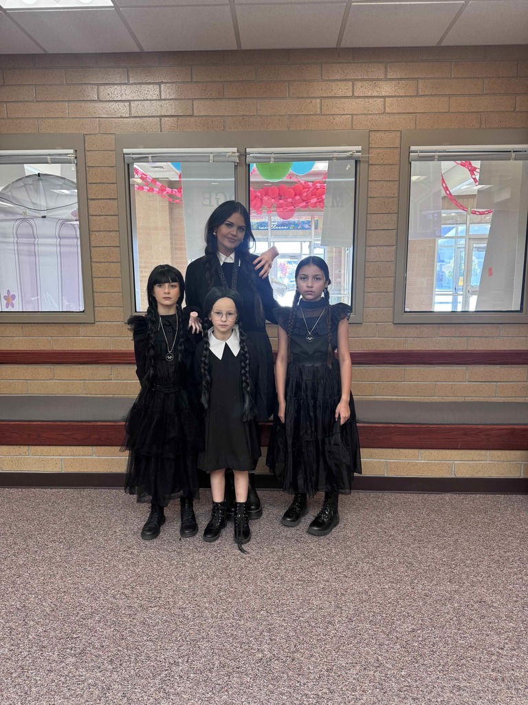 All the people who dressed up as Wednesday.