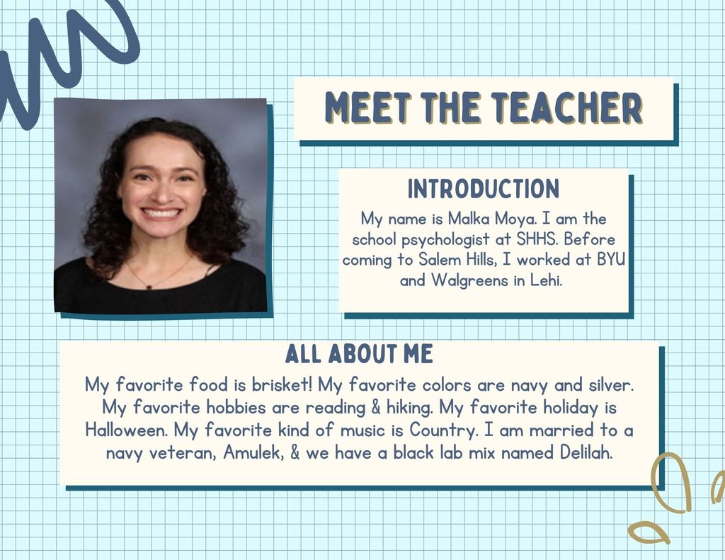 School Psycologist- Malka Moya