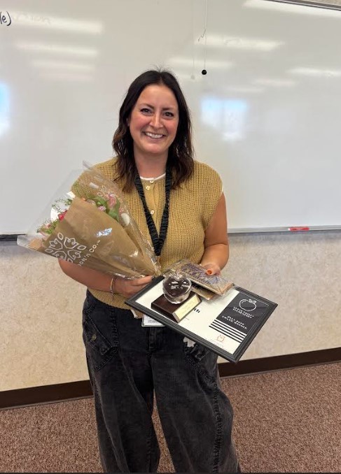 crystal apple award for Mrs Smith