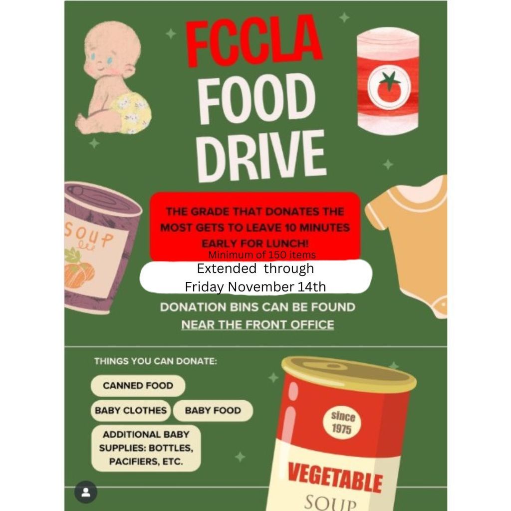 FCCLA food drive