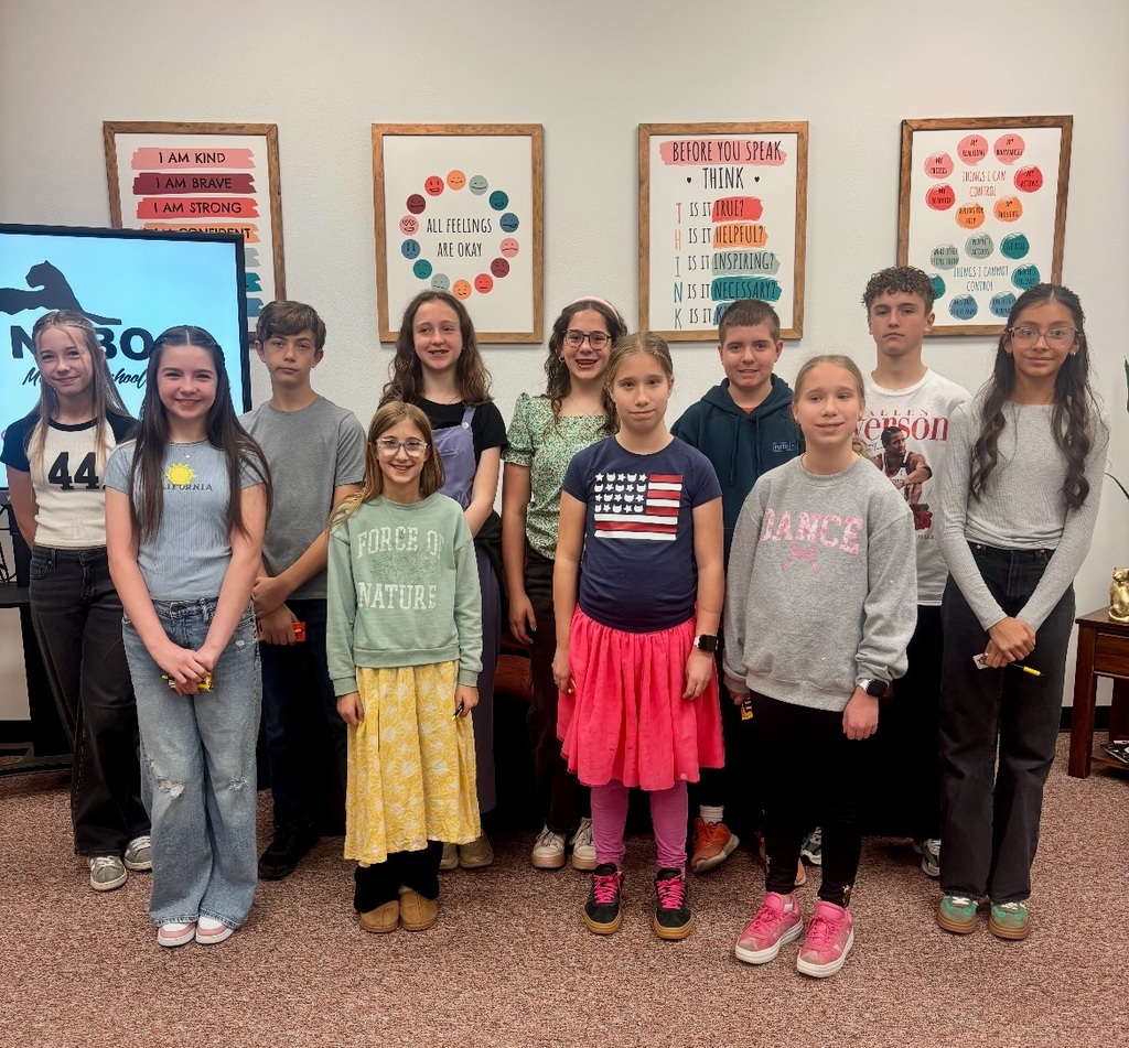 Students that received Climber of the Week award