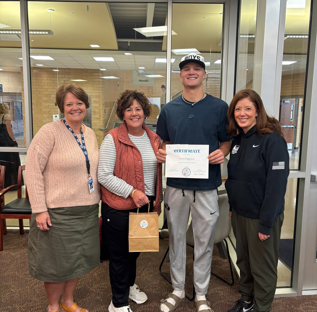 Peyton Higginson- Kindness award