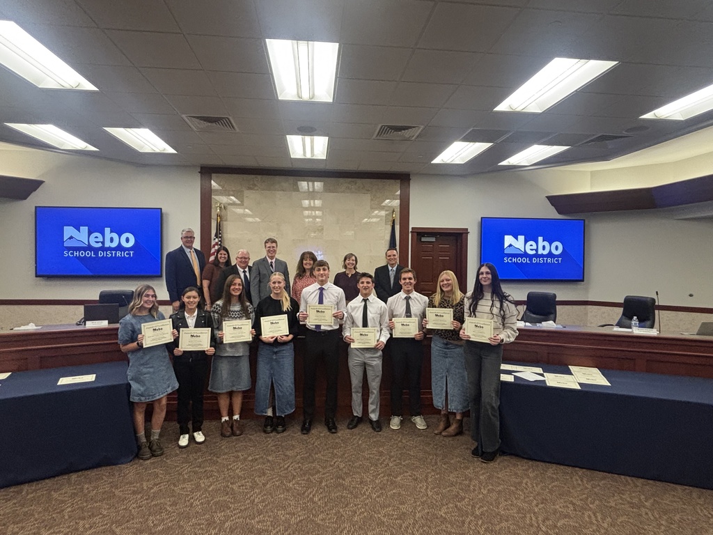 Academic allstate students recognized at November board meeting