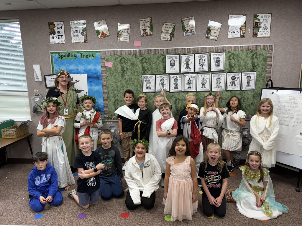 Mrs. Bristow and her class