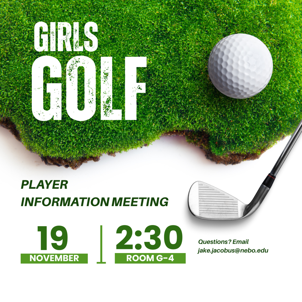 Girls Golf Player info meeting