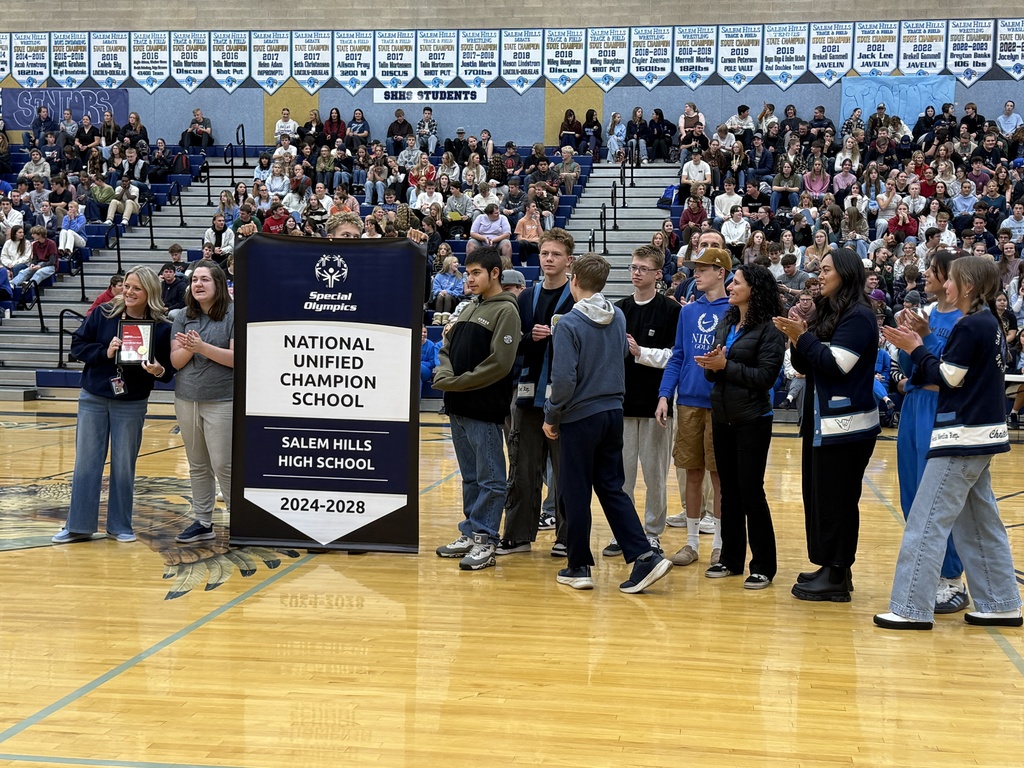 SHHS recognized as a national unified champion school