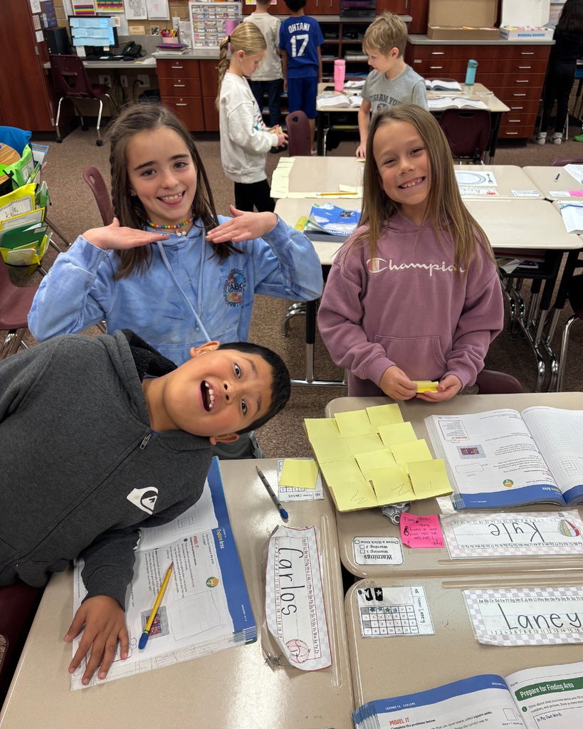 students working in the classroom