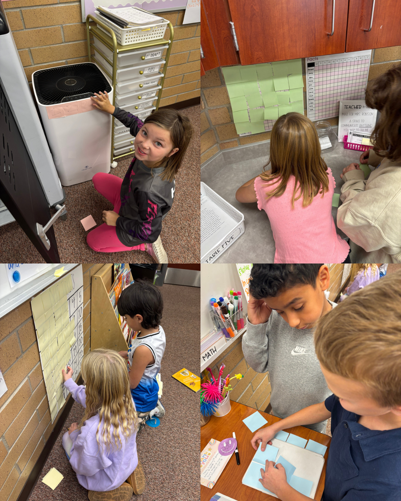 students working in the classroom