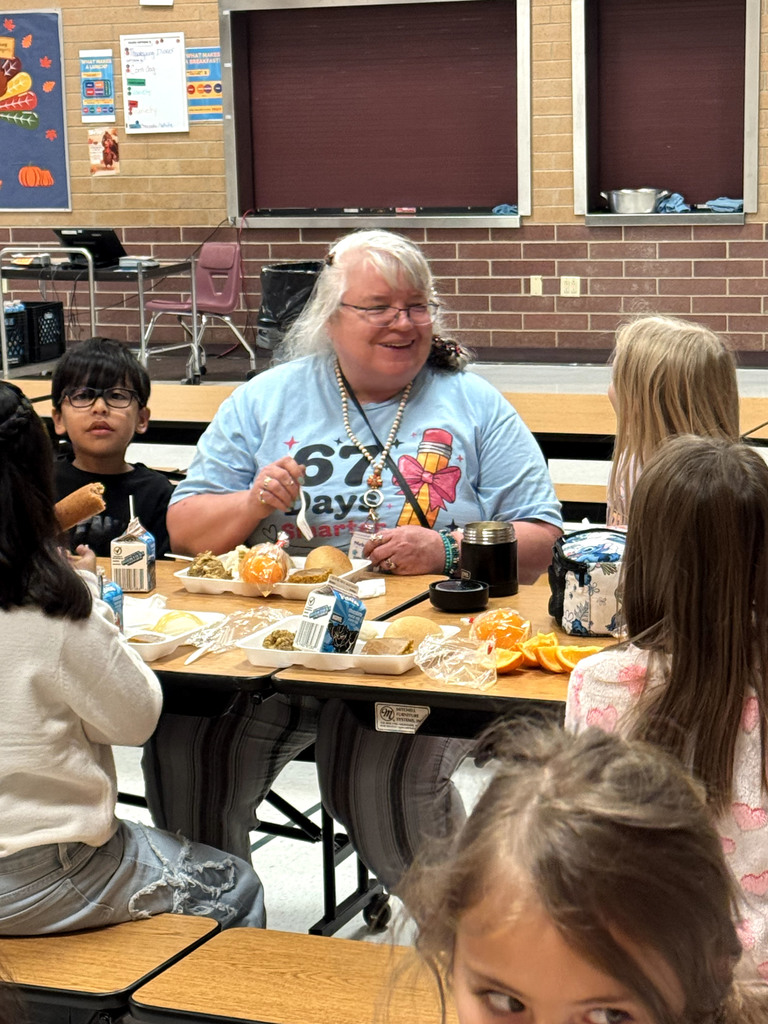 teachers enjoying lunch with students