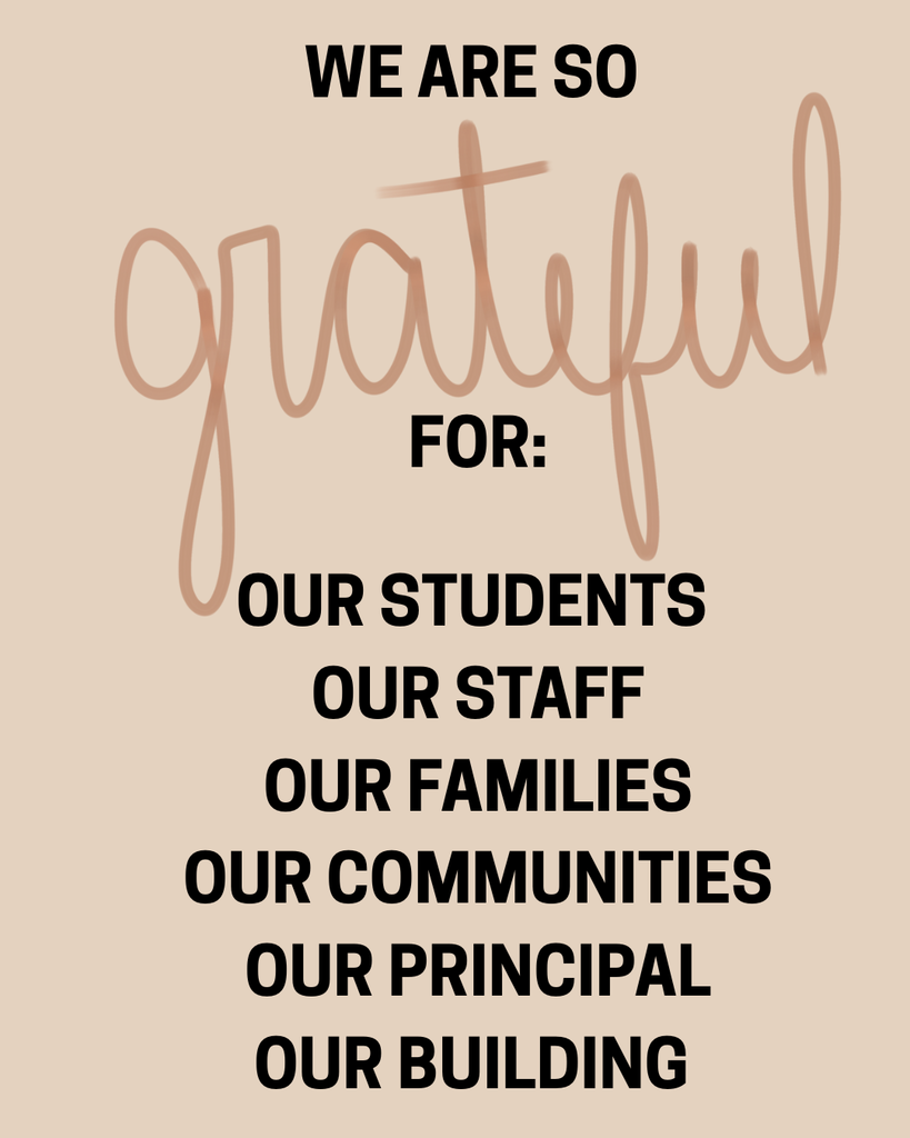 things we are grateful for