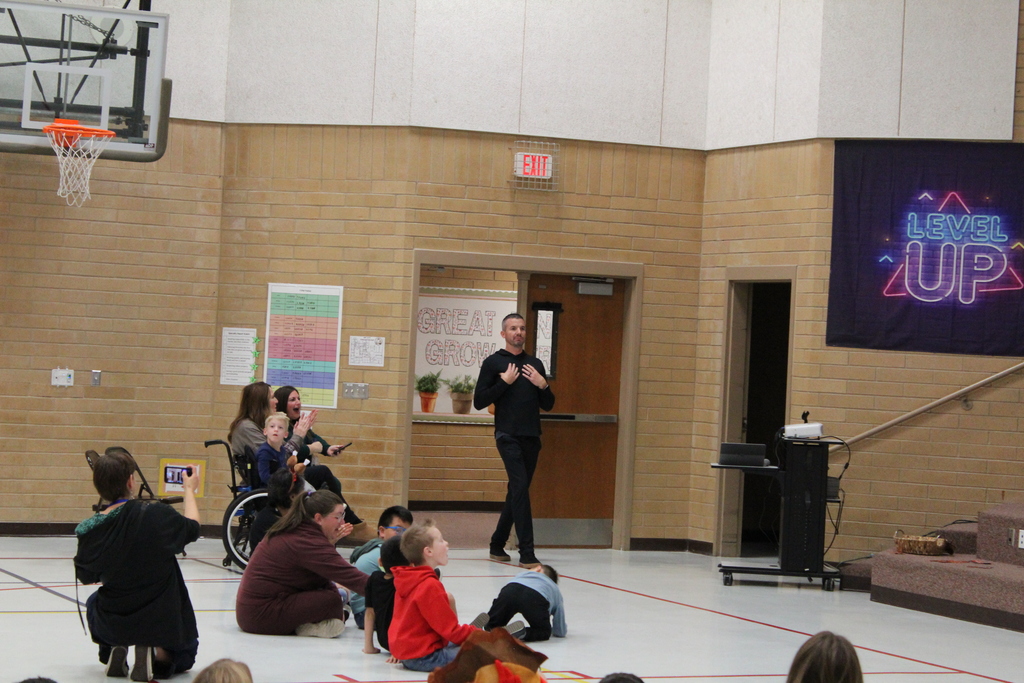 Mr. Cornwall showing how to strutt