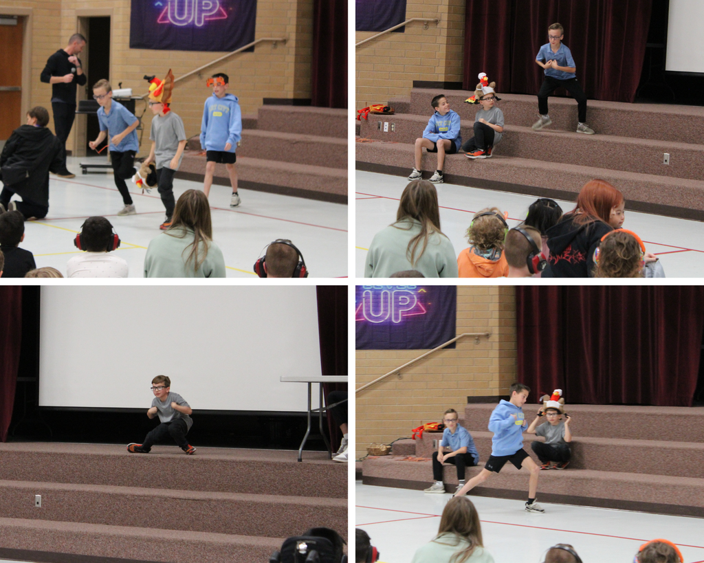 5th grade strutting like turkeys