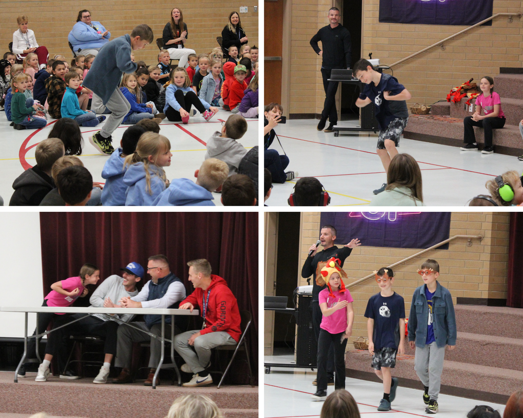 4th grade strutting like turkeys