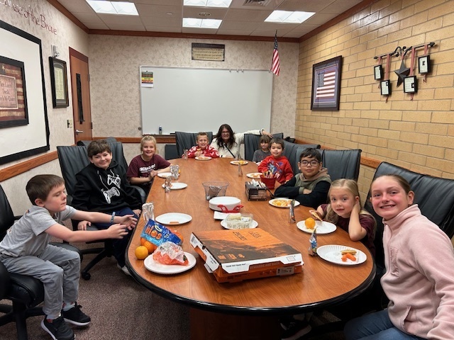 Pizza Party Winners for November