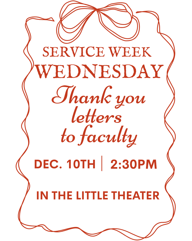 Service Week Activities