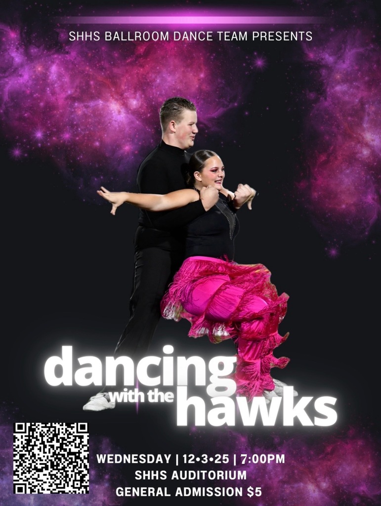 Dancing with The Hawks, December 3rd, 7 pm, Admission $5