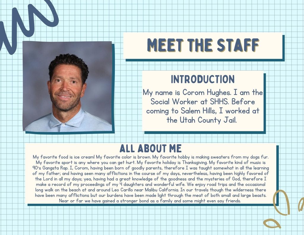 Staff Spotlight: Corom Hughes