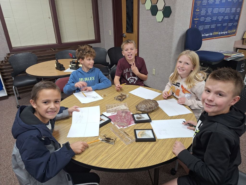 Students hands on learning