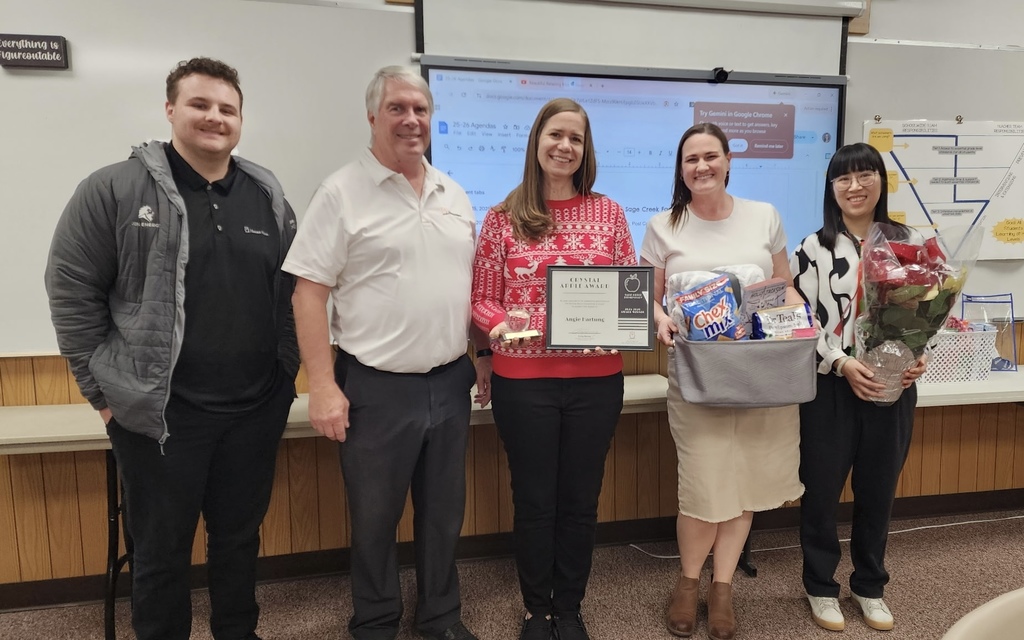 Crystal Apple for Ms. Hartung