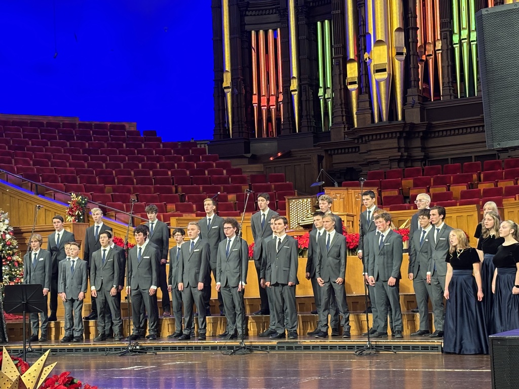 Choir Singing at Temple Square
