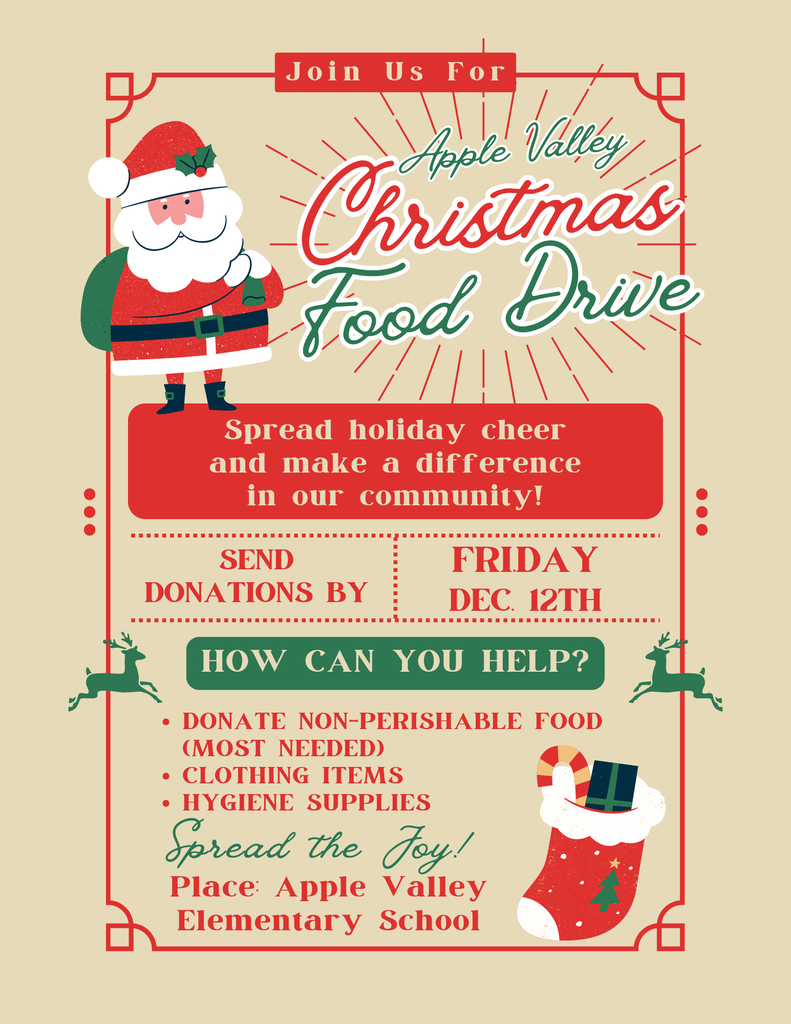 Apple Valley food drive