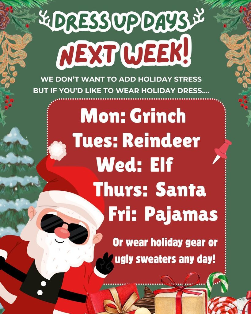 Red and Green Playful Secret Santa Gift Exchange Instagram Post