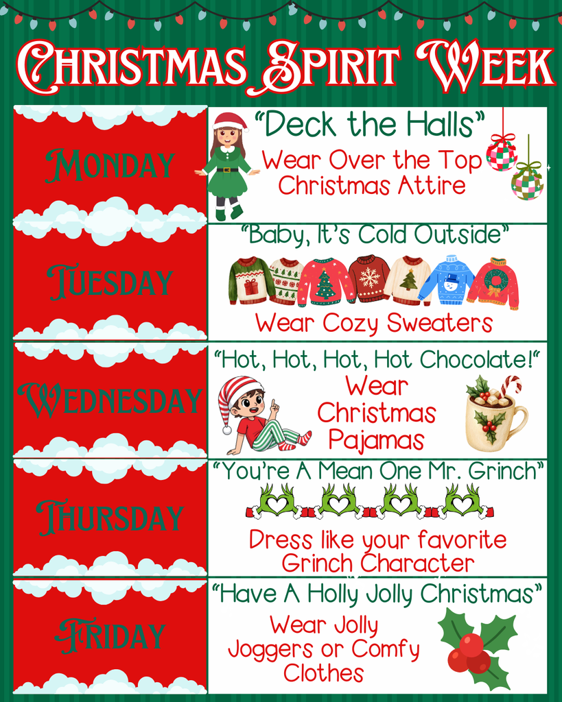 Christmas Spirit Week