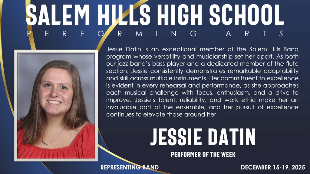 Performer of the Week: Jessie Datin