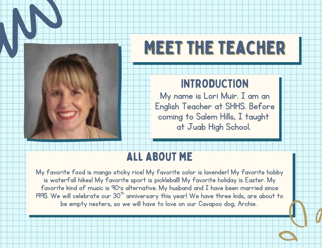 Meet the teacher: Lori Muir