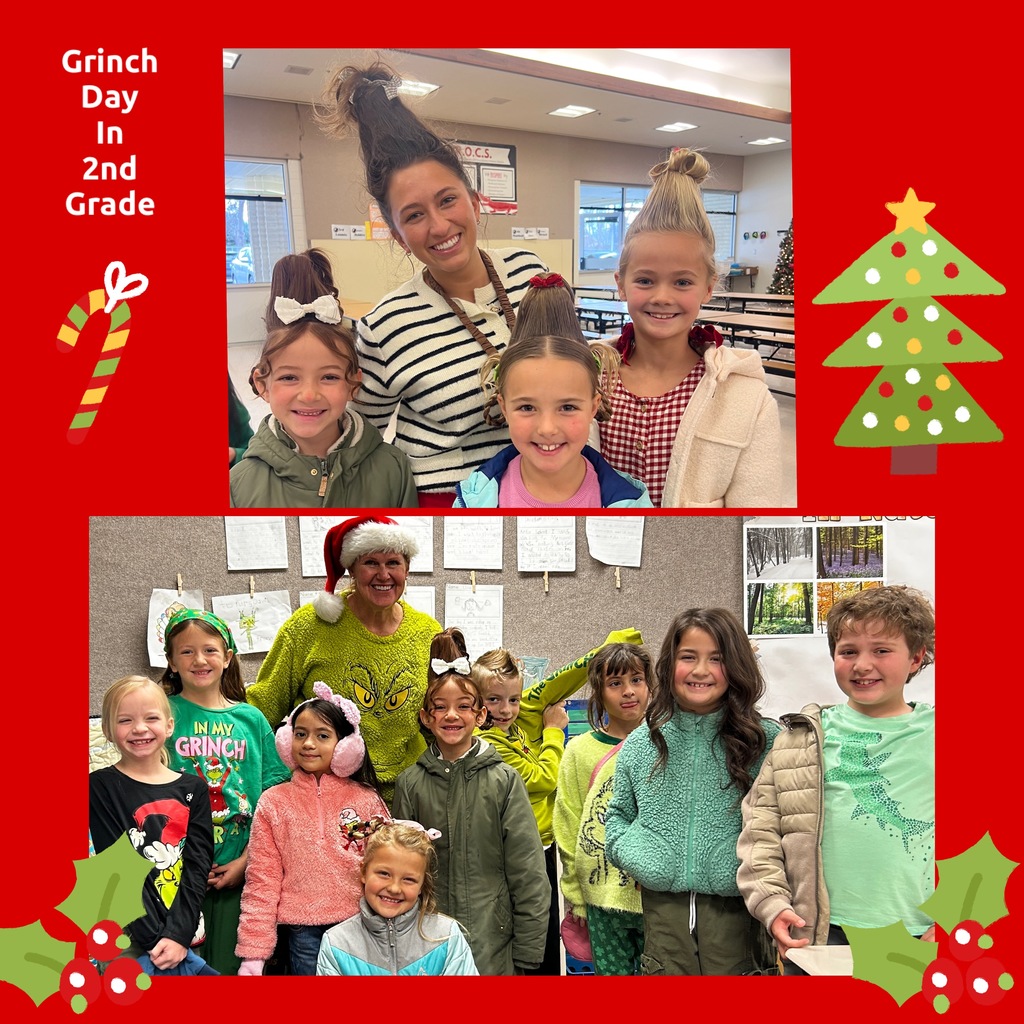 Grinch Day in 2nd Grade