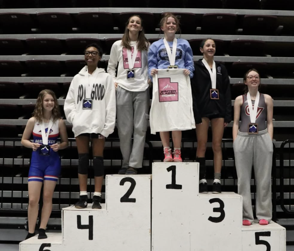 Girls wrestling takes 1st place at winter classic