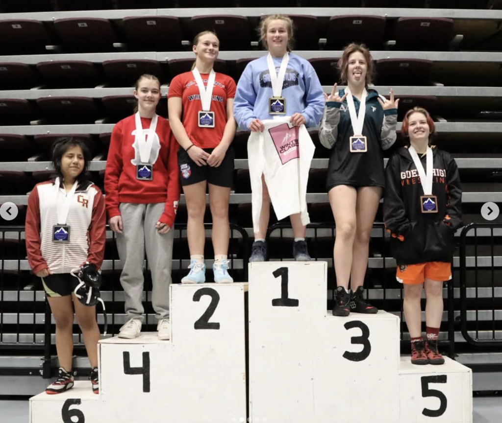 Girls wrestling takes 1st place at Winter classic