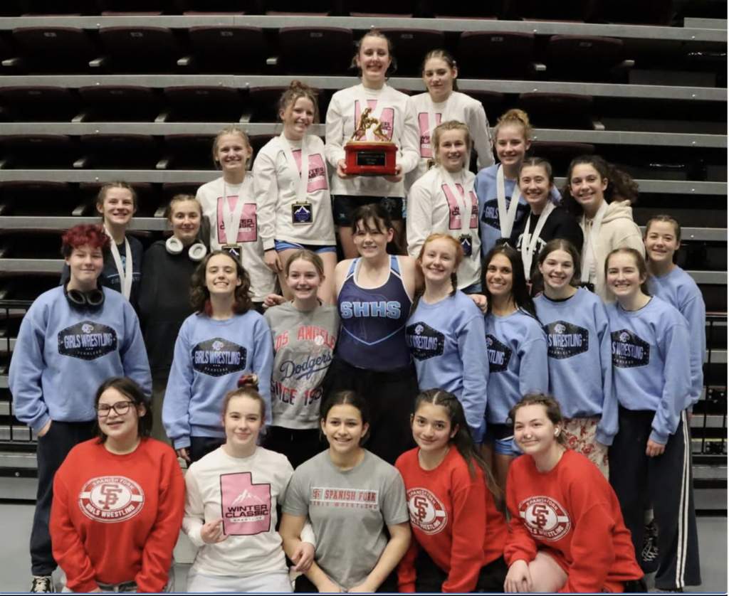Girls wrestling takes 1st place at winter classic