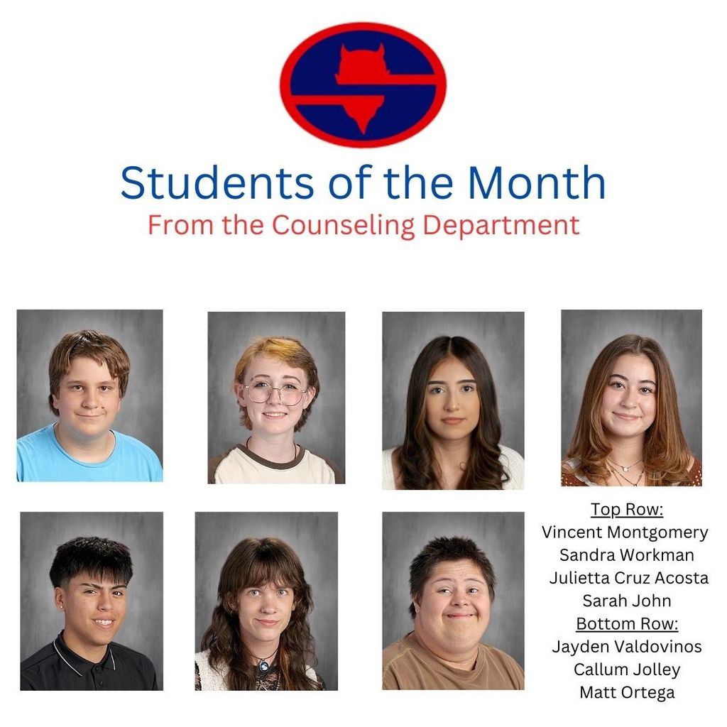 January 2026 Students of the Month