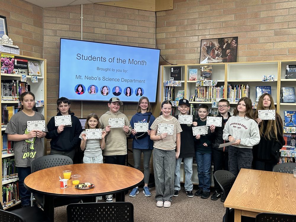 January Students of the Month