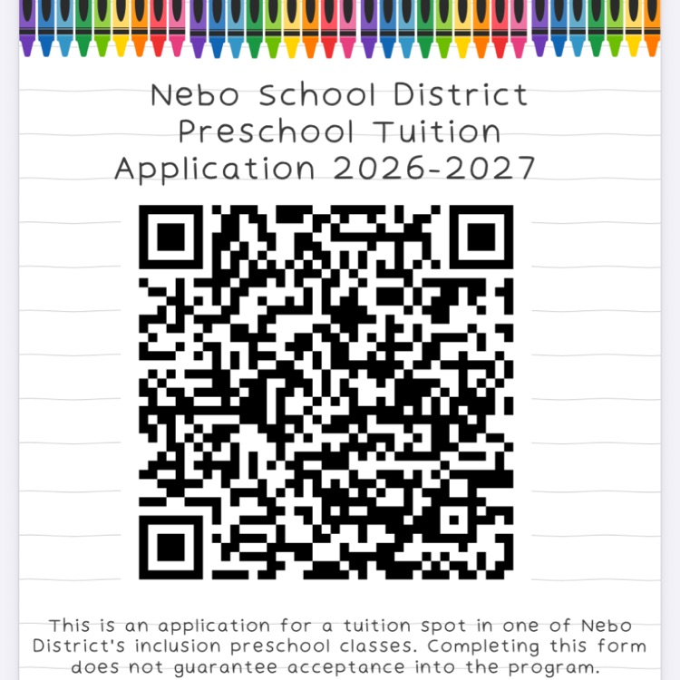 QR code for preschool registration