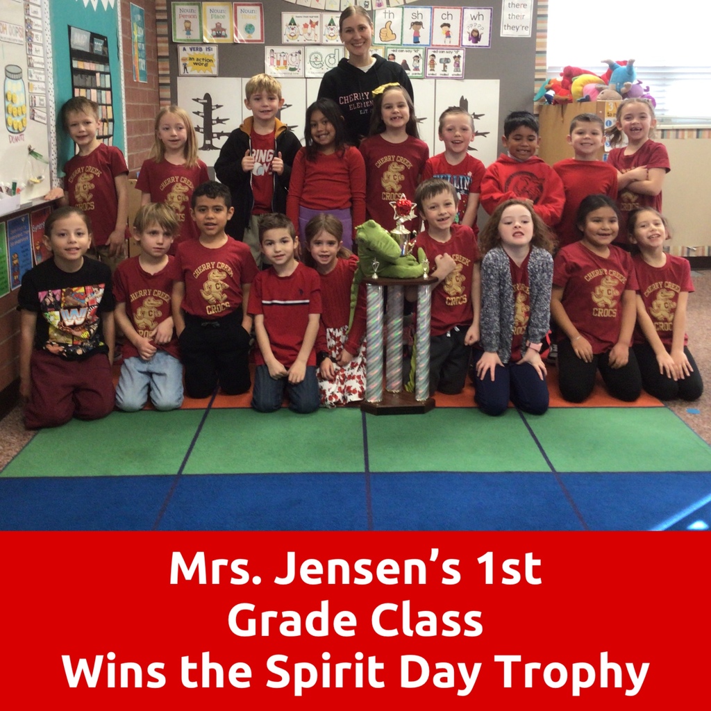 Spirit Day Trophy Goes To Mrs. Jensen’s Class
