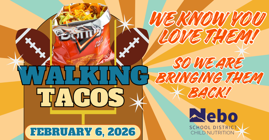 Walking Tacos for Lunch - February 6th