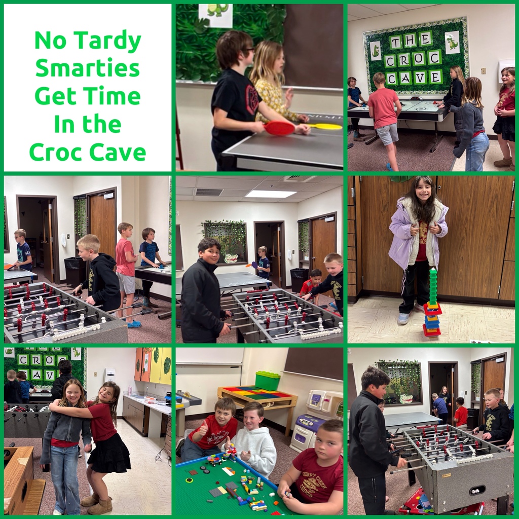 No Tardies Smarties in the Croc Cave