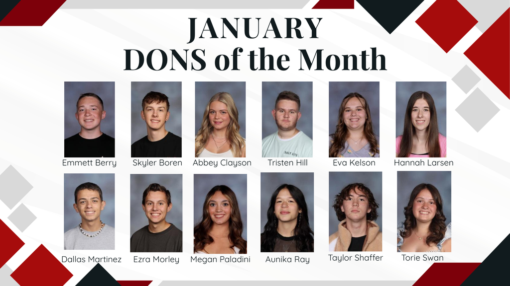 January Dons of the Month