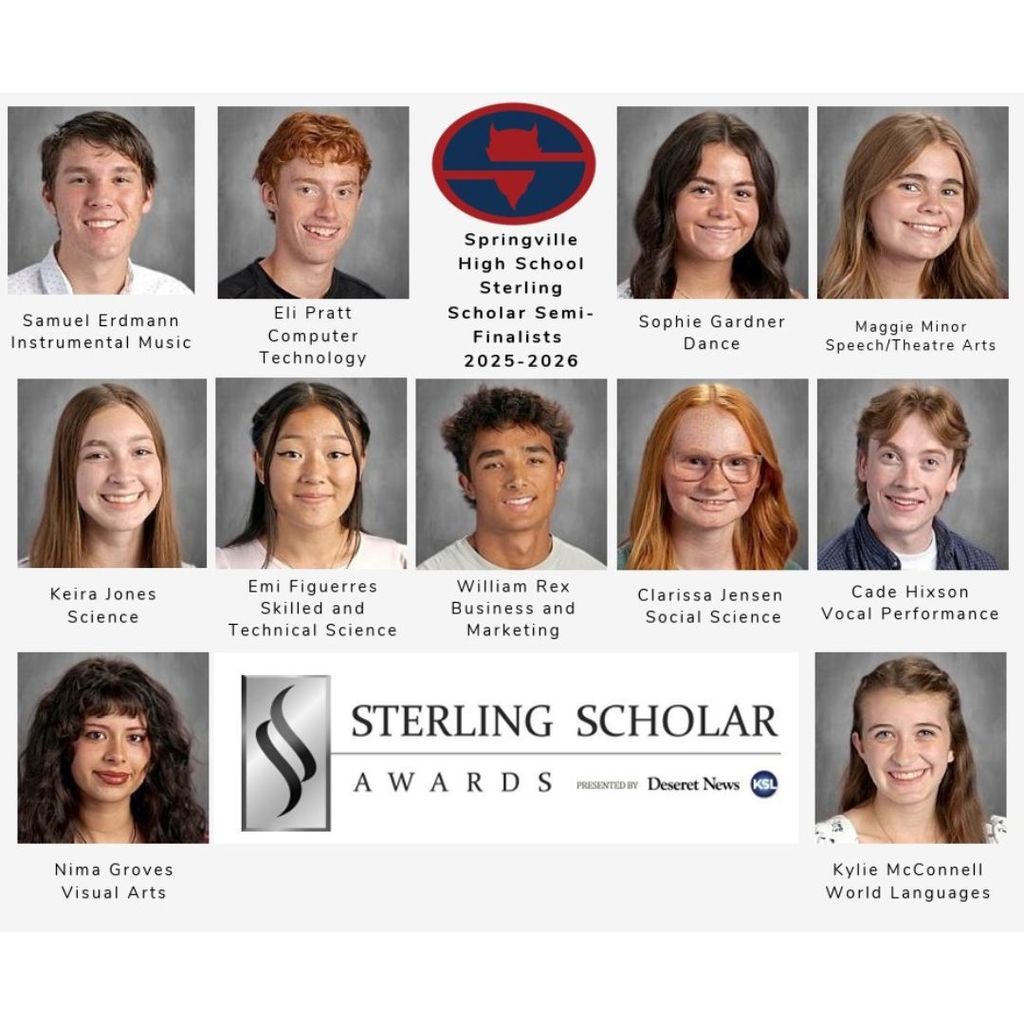 Sterling Scholar Semifinalists