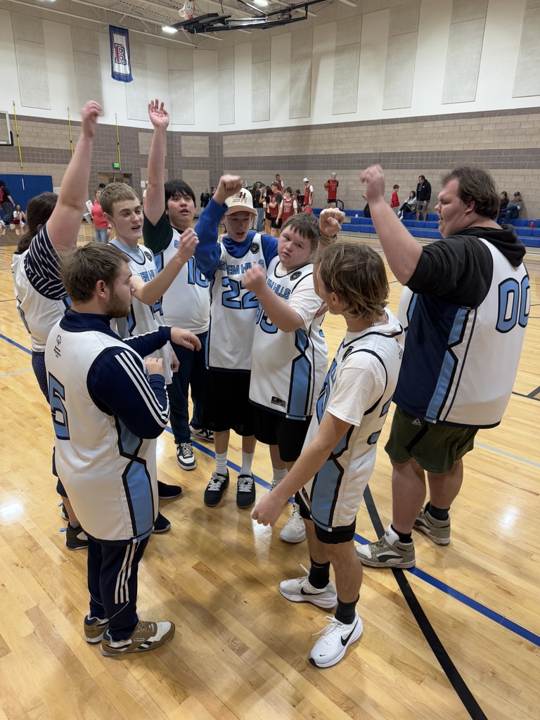 Unified Basketball Team cheer